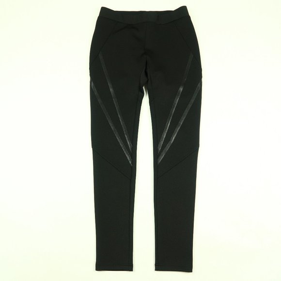 Anne Fontaine Naidy Knit w/ Faux Leather Leggings - Picture 2 of 4